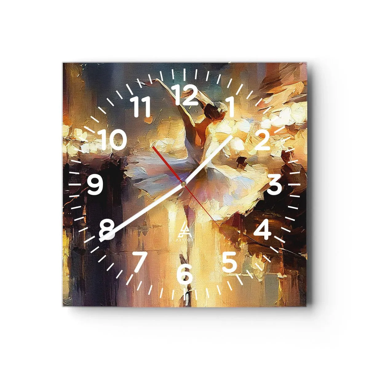 Horloge murale - Pendule murale - Miracle dans la rue - 30x30 cm