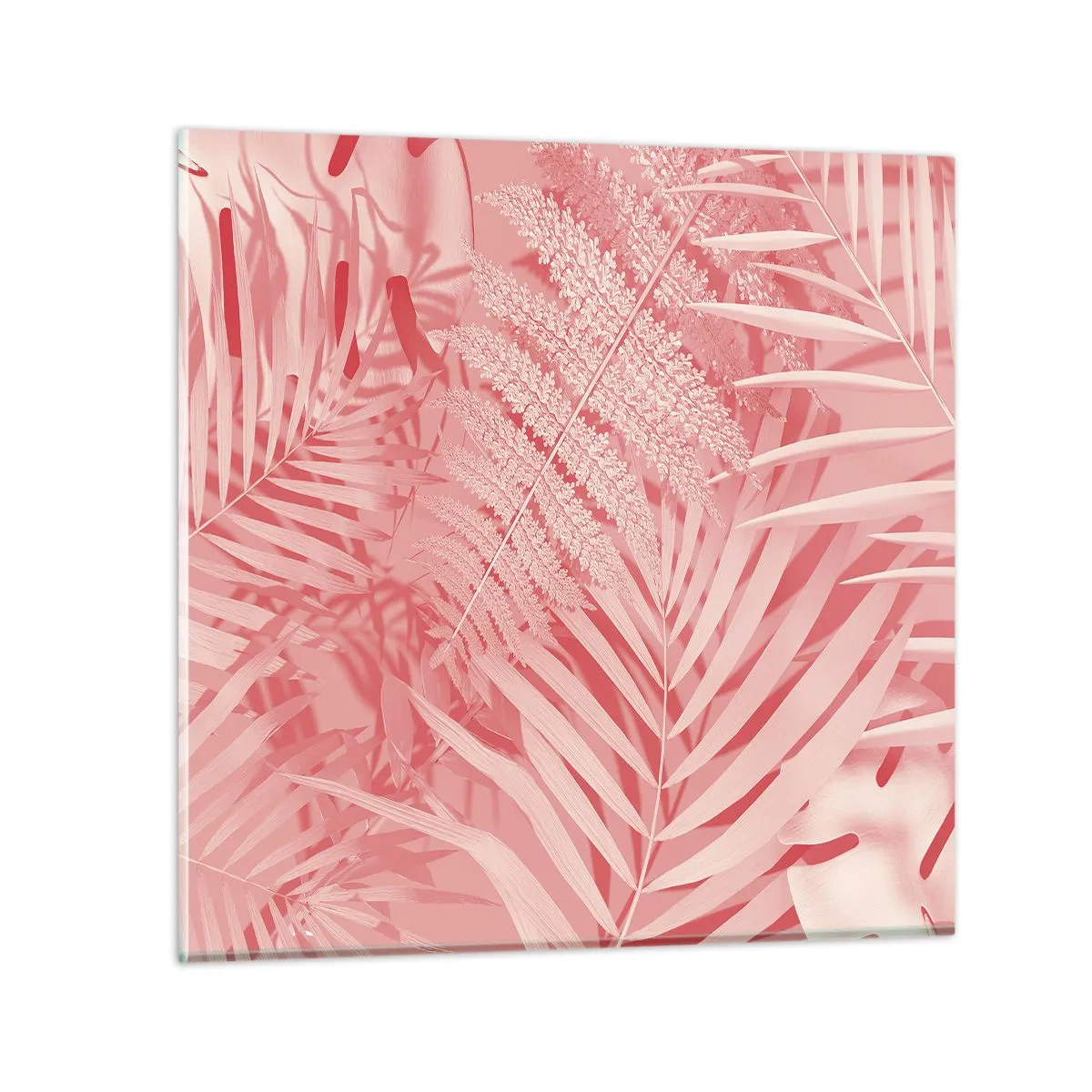 Impression sur verre - Image sur verre - Concept de rose - 70x70 cm