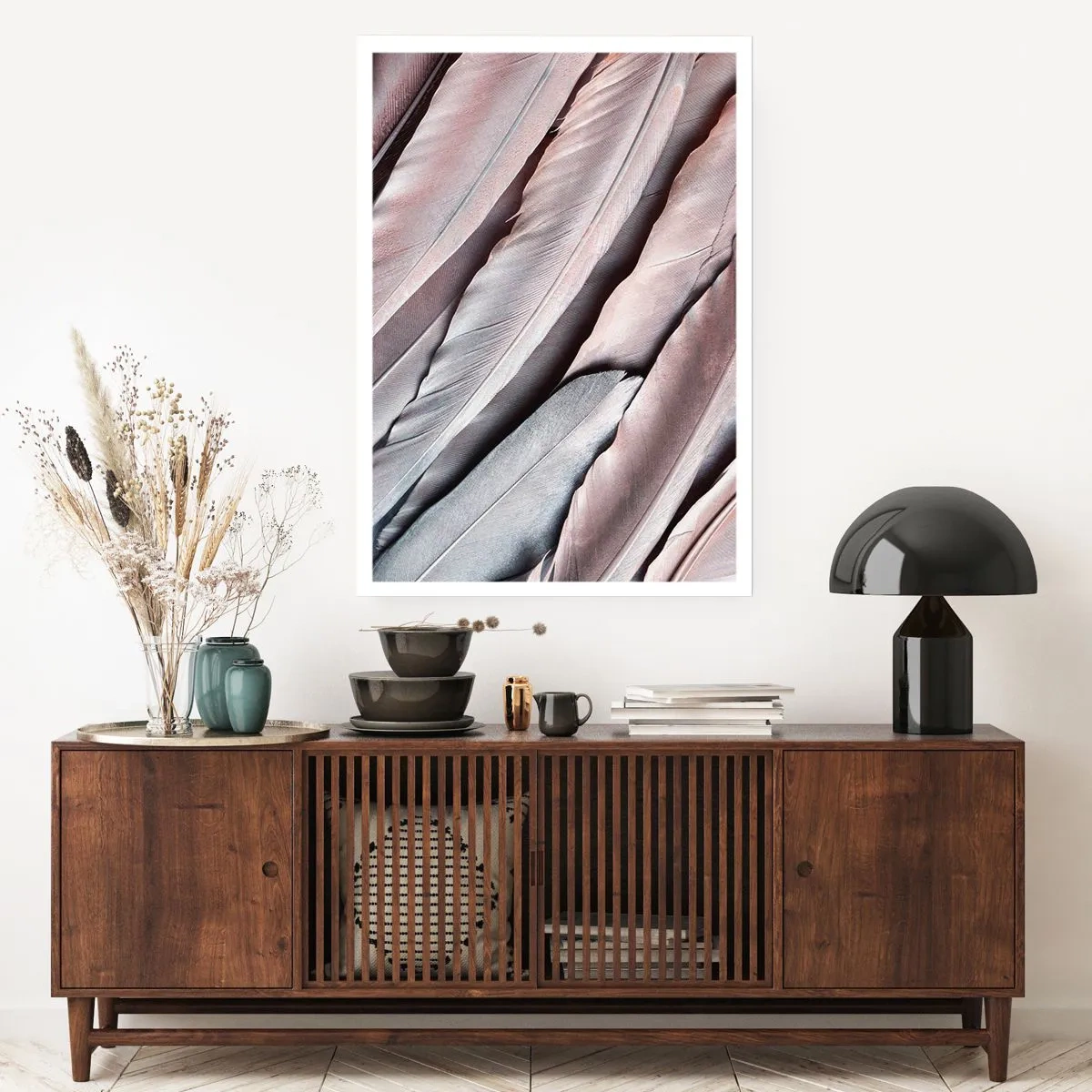 Affiche - Poster - En argent rose - 40x50 cm