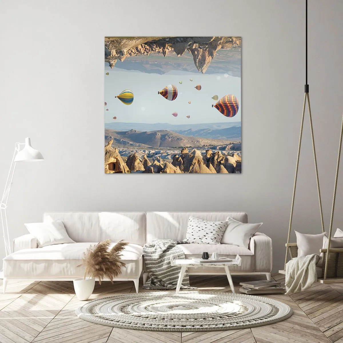 Impression sur toile - Image sur toile - Ici, tout est possible - 70x70 cm