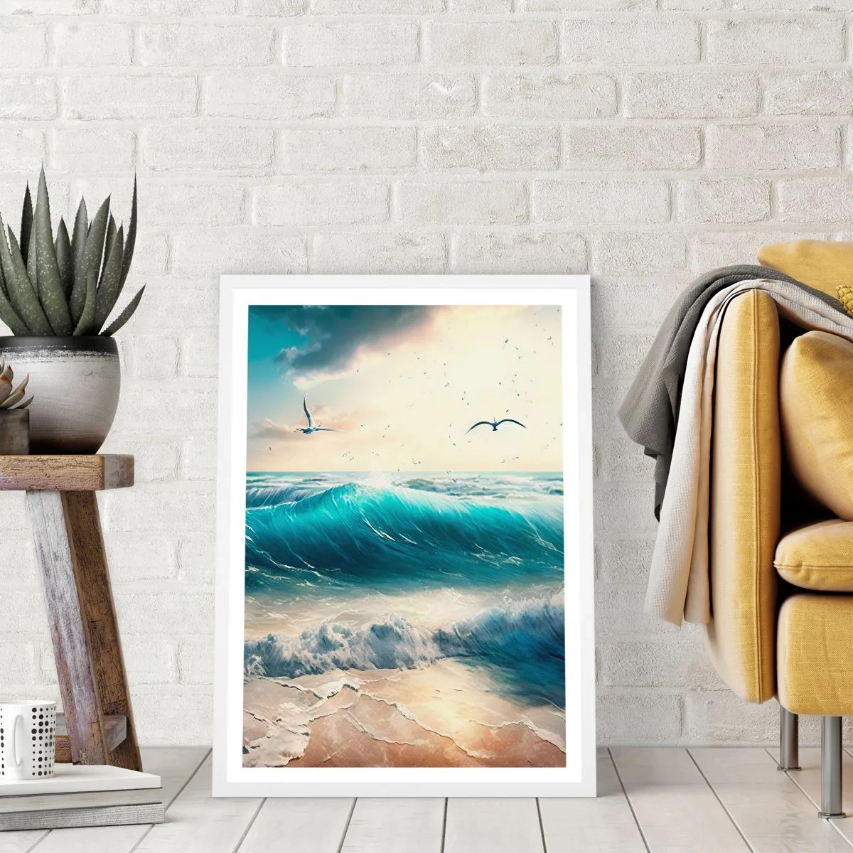 Affiche dans un cadre blanc - Poster - Ça bourdonne seulement pour toi - 30x40 cm