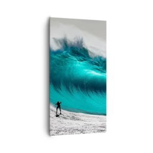 Impression sur toile - Image sur toile - Challenge accepté - 65x120 cm