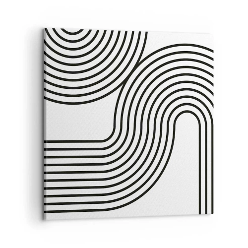 Impression sur toile - Image sur toile - En plein virage - 60x60 cm