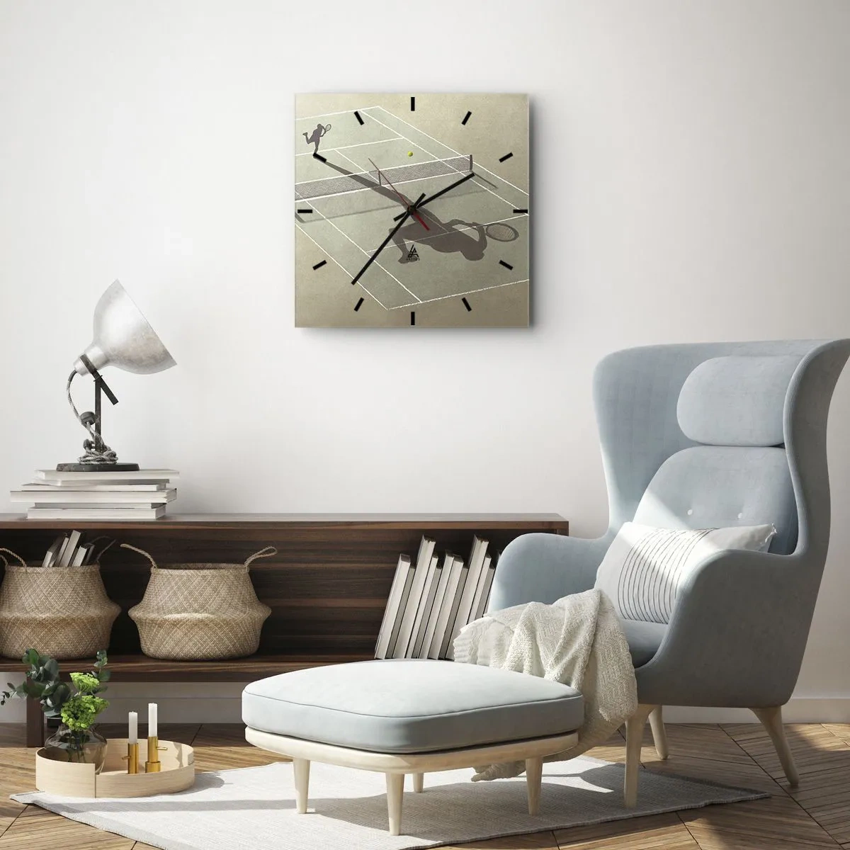 Horloge murale - Pendule murale - Dépassement de soi - 30x30 cm