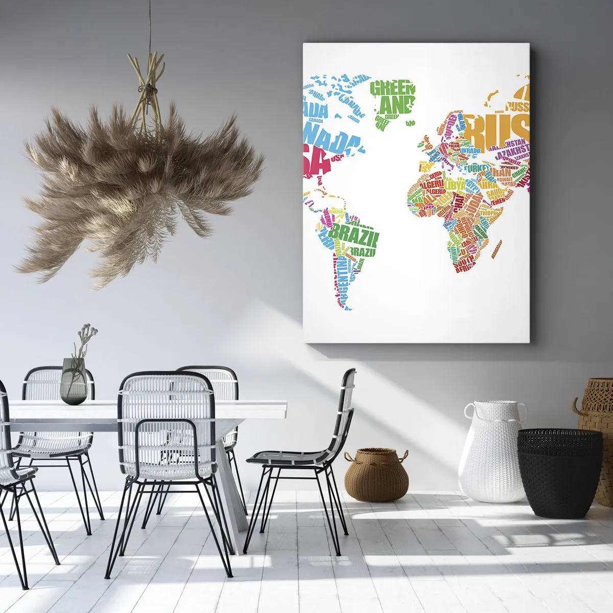 Impression sur toile - Image sur toile - je veux tous les rencontrer - 65x120 cm