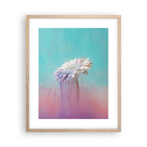 Affiche dans un chêne clair - Poster - Le monde souterrain des fleurs - 40x50 cm