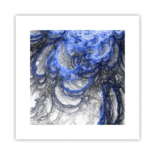 Affiche - Poster - La naissance d'une vague - 30x30 cm