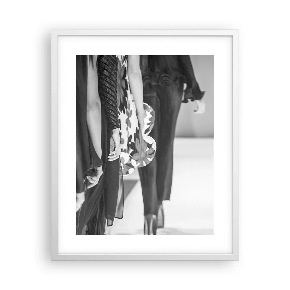 Affiche dans un cadre blanc - Poster - Un défilé stylé - 40x50 cm