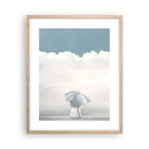 Affiche dans un chêne clair - Poster - Aux confins de la réalité et des rêves - 40x50 cm