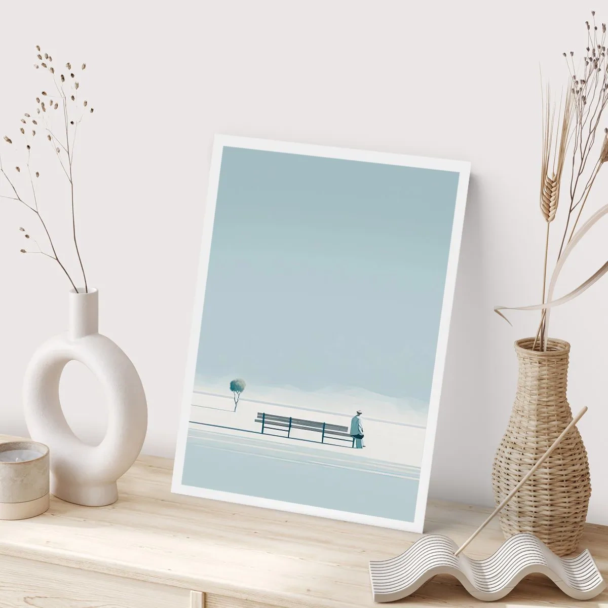 Affiche - Poster - Oui, j'attends. - 70x100 cm