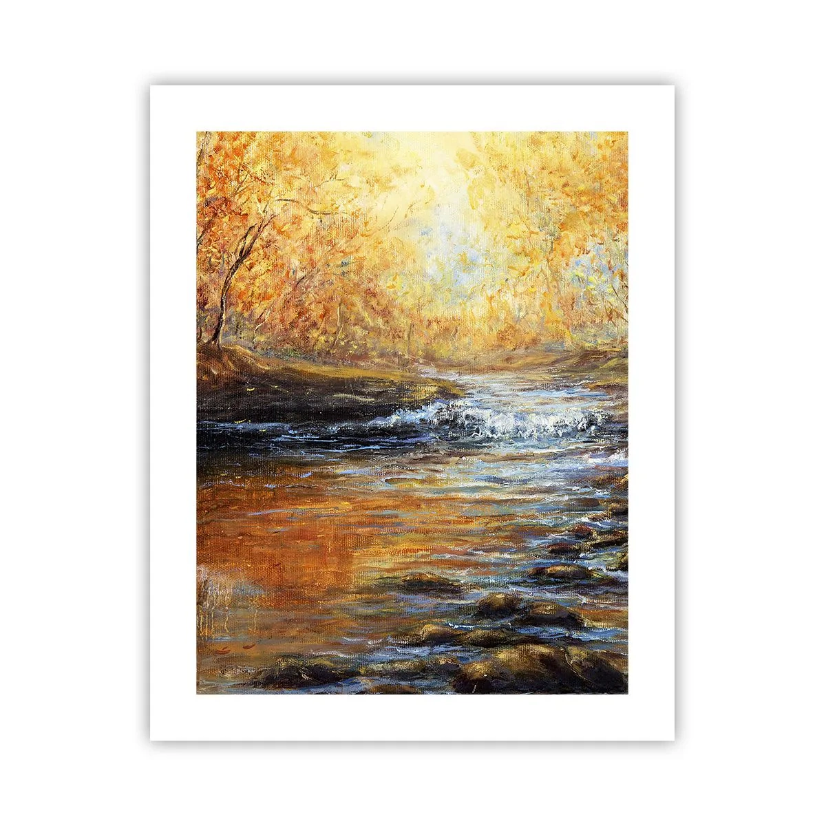 Affiche - Poster - Le ruisseau d'or - 40x50 cm