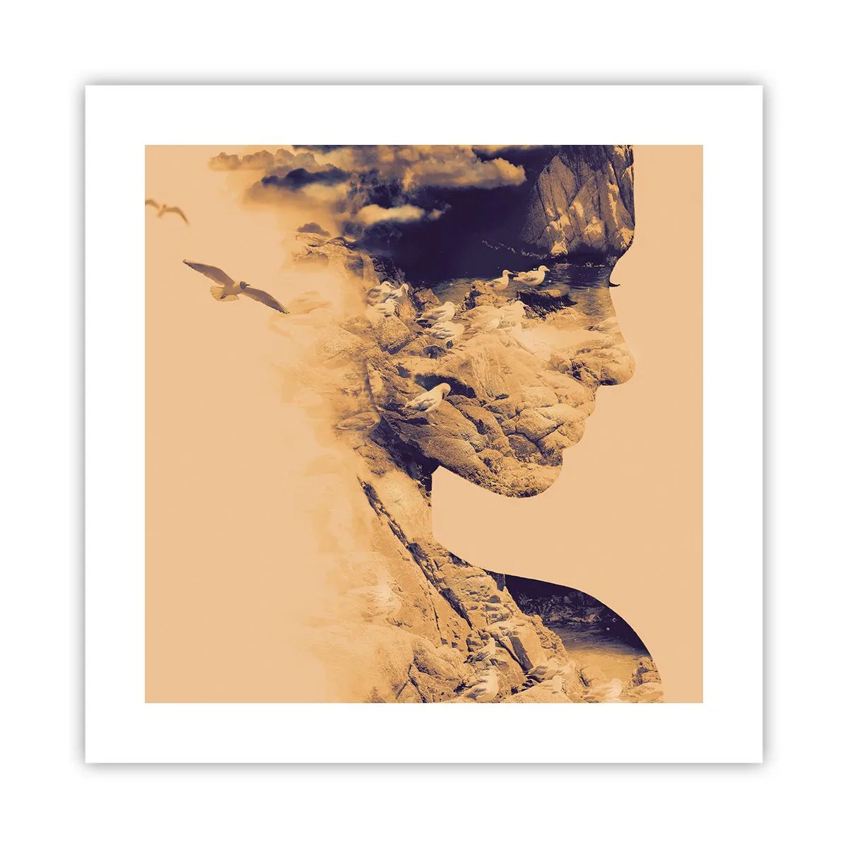 Affiche - Poster - Beauté de la nature - 40x40 cm