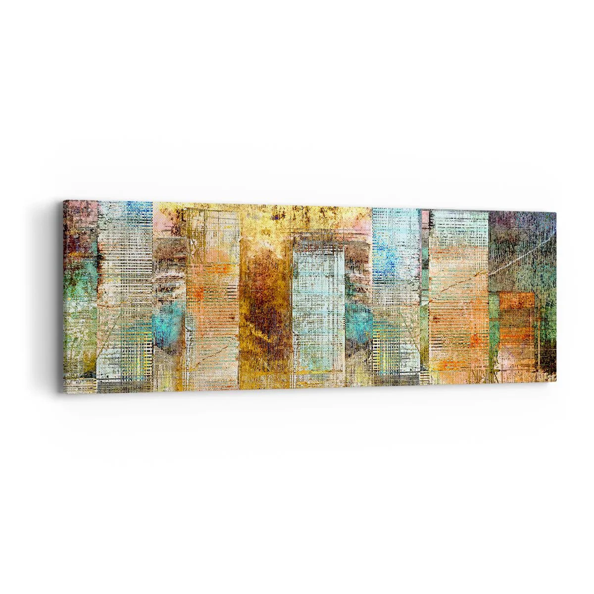 Impression sur toile - Image sur toile - Une métropole ensoleillée - 90x30 cm