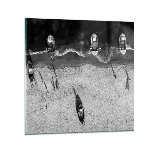 Impression sur verre - Image sur verre - Toujours sur le rivage… - 30x30 cm