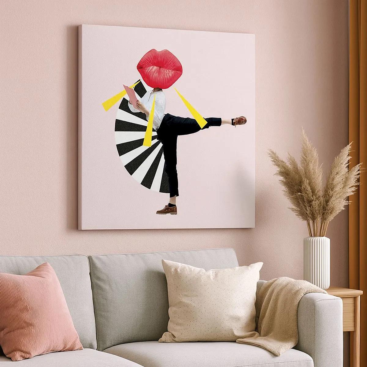 Impression sur toile - Image sur toile - Pop-art surréaliste - 30x30 cm