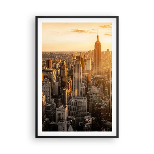 Affiche dans un cadre noir - Poster - Grandir au soleil - 61x91 cm