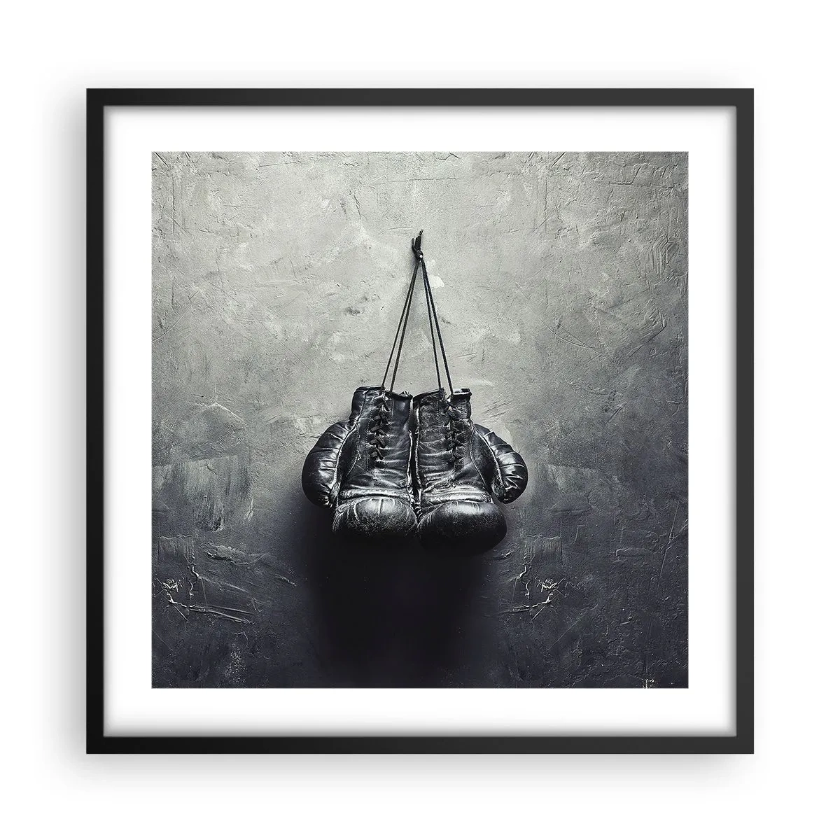 Affiche dans un cadre noir - Poster - Un temps pour se battre et un temps pour la paix - 50x50 cm