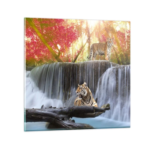 Impression sur verre - Image sur verre - Paysage surréaliste - 30x30 cm