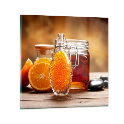 Impression sur verre - Image sur verre - Saveurs et arômes ensoleillés - 30x30 cm