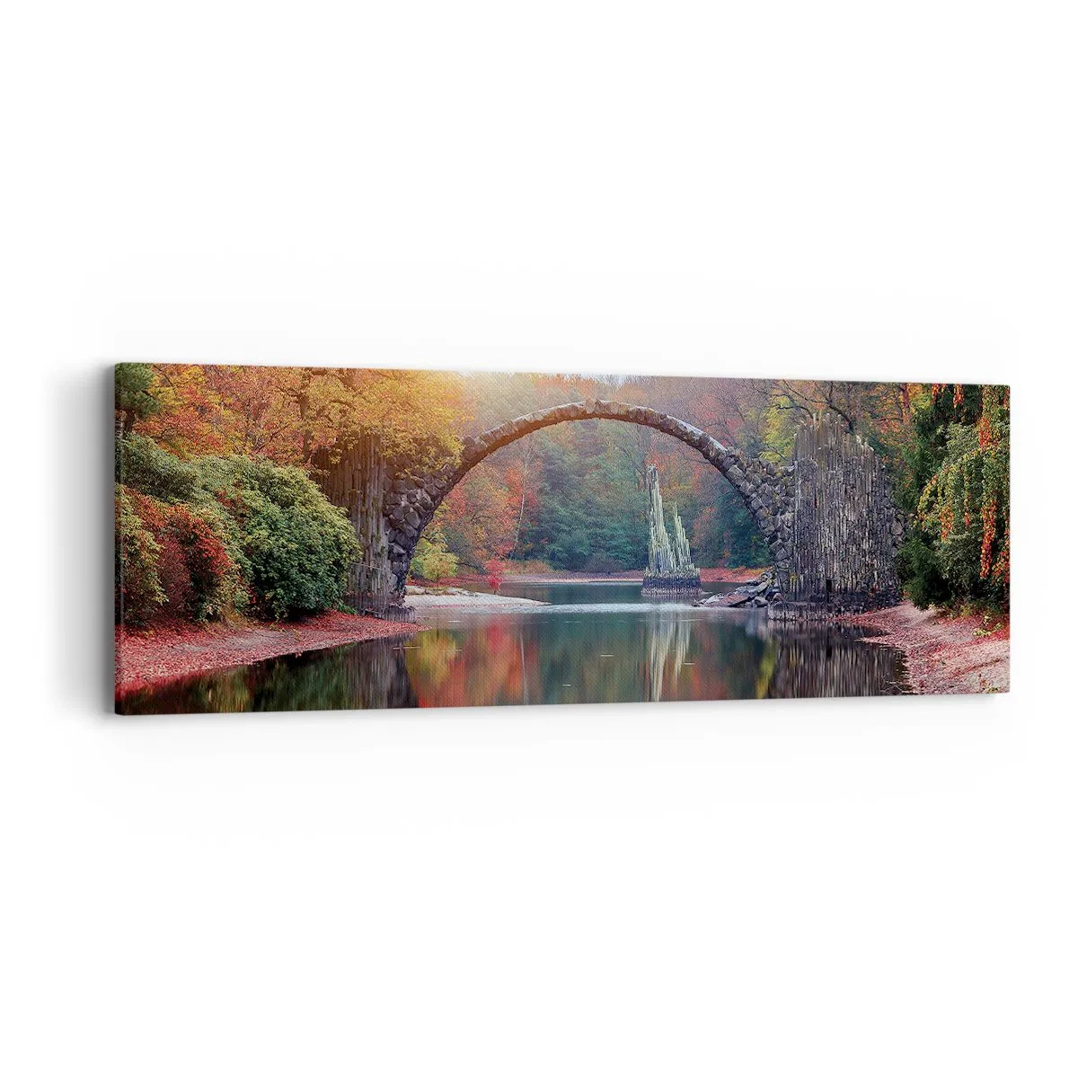 Impression sur toile - Image sur toile - De l'autre cote du miroir - 90x30 cm