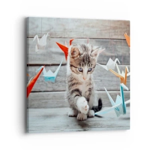 Impression sur toile - Image sur toile - Première leçon - 40x40 cm