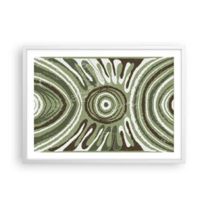 Affiche dans un cadre blanc - Poster - Une explosion d'émotions - 70x50 cm