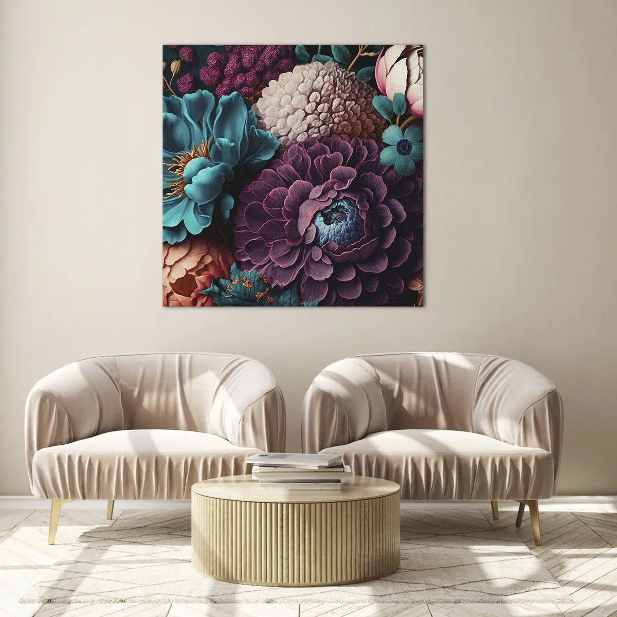 Impression sur verre - Image sur verre - La nature en abondance - 60x60 cm