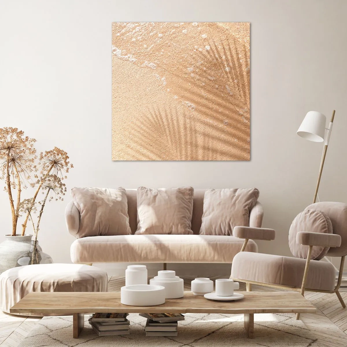 Impression sur toile - Image sur toile - Ombre d'un été chaud - 30x30 cm