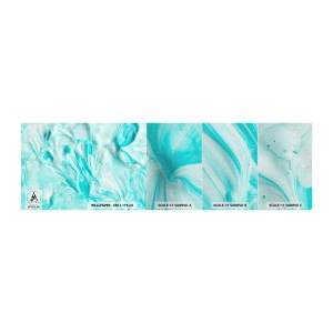 Échantillon de Papier Peint Premium Canvas - Ensemble pour toujours - Abstraction, Morceau, Bohème - 100x30 cm