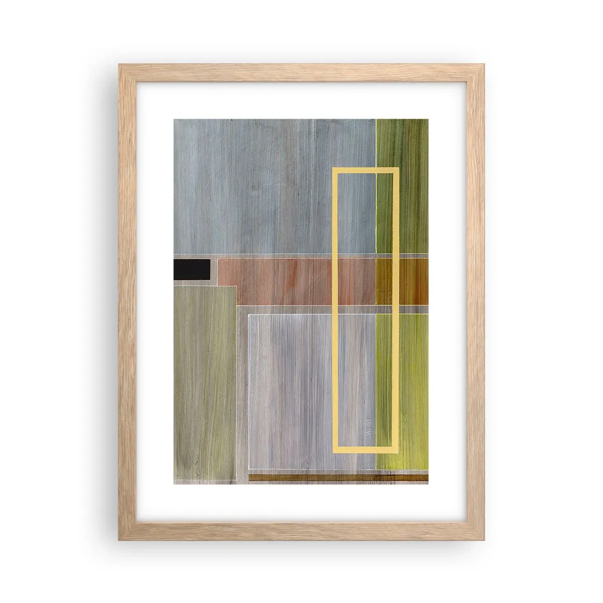 Affiche dans un chêne clair - Poster - Simple et calme - 30x40 cm
