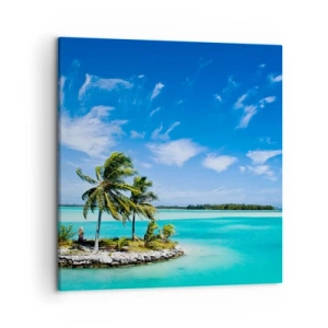 Impression sur toile - Image sur toile - Paradis sur Terre - 50x50 cm