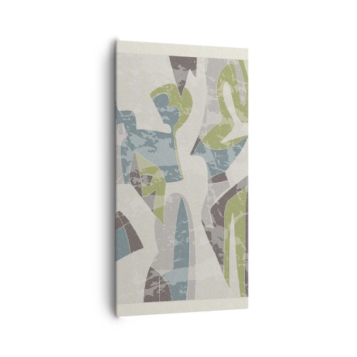 Impression sur toile - Image sur toile - Composition derrière la vitre - 65x120 cm