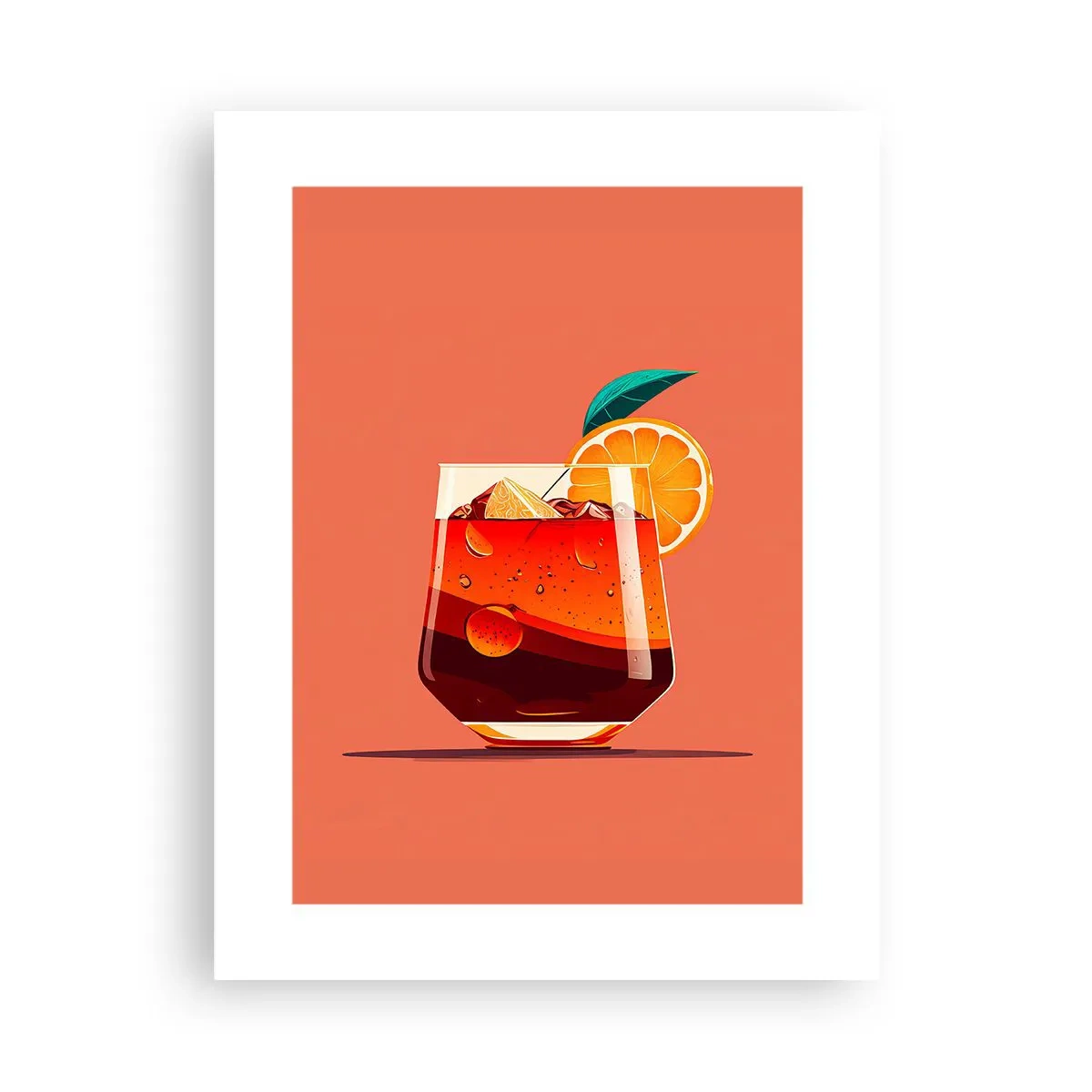 Affiche - Poster - Rafraîchissement d'été - 30x40 cm