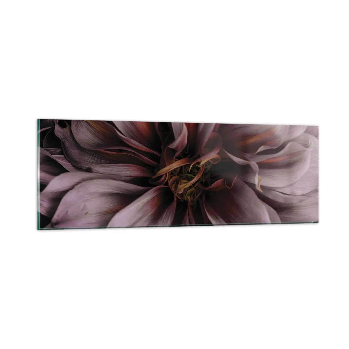 Impression sur verre - Image sur verre - Un coeur fleuri - 90x30 cm