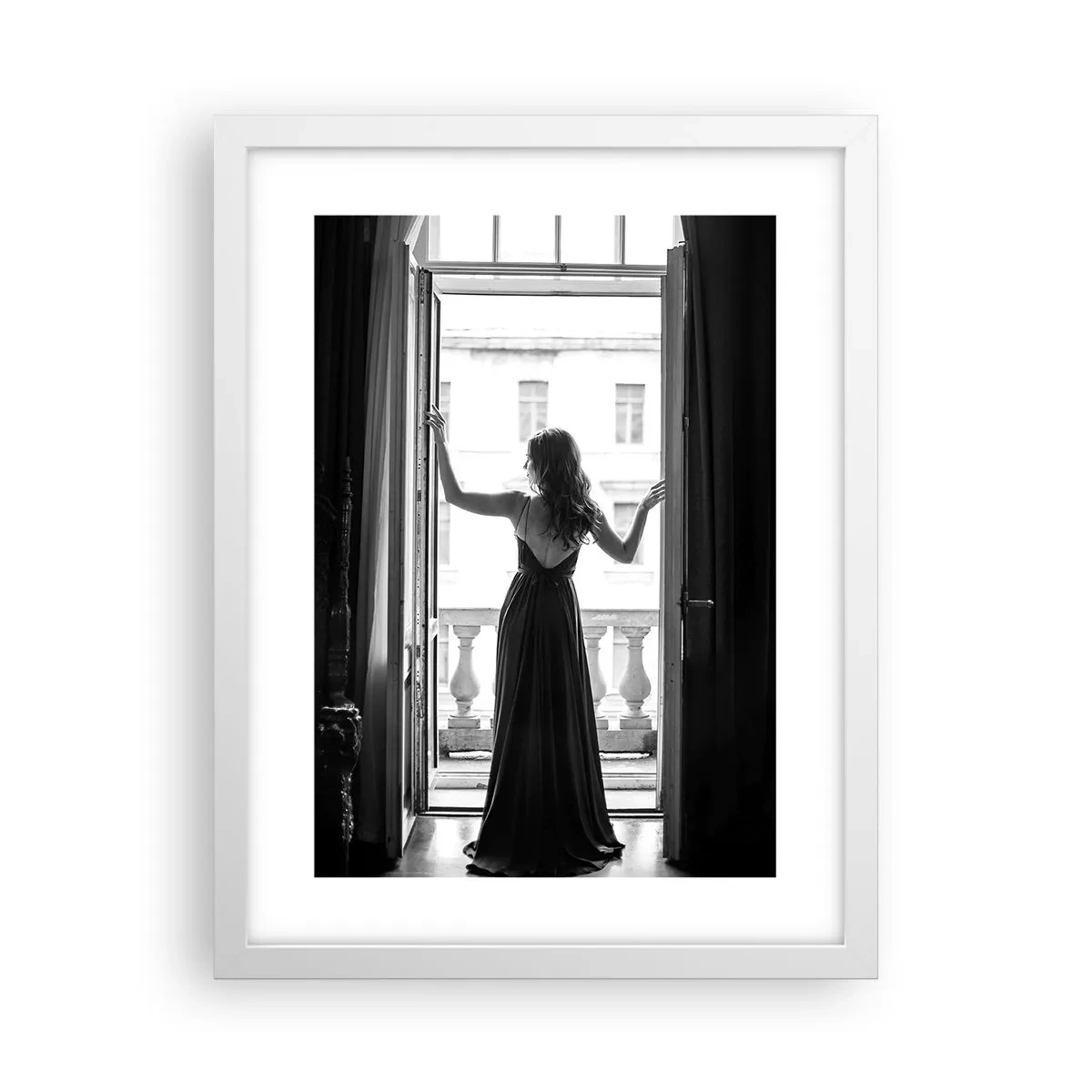 Affiche dans un cadre blanc - Poster - Dans plusieurs style - 30x40 cm
