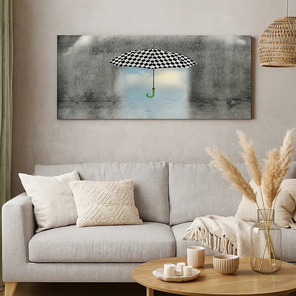 Impression sur toile - Image sur toile - Et pourtant c'est possible - 30x30 cm