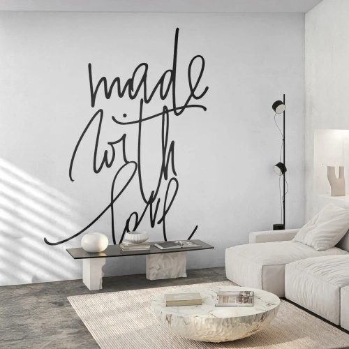 Papier Peint Photo Premium Sand - La meilleure marque - Typographie, Affirmation, Maxime - 450x315 cm