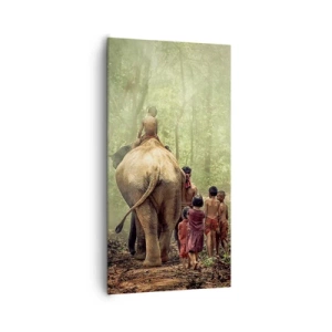 Impression sur toile - Image sur toile - Nouveau livre de la jungle - 65x120 cm