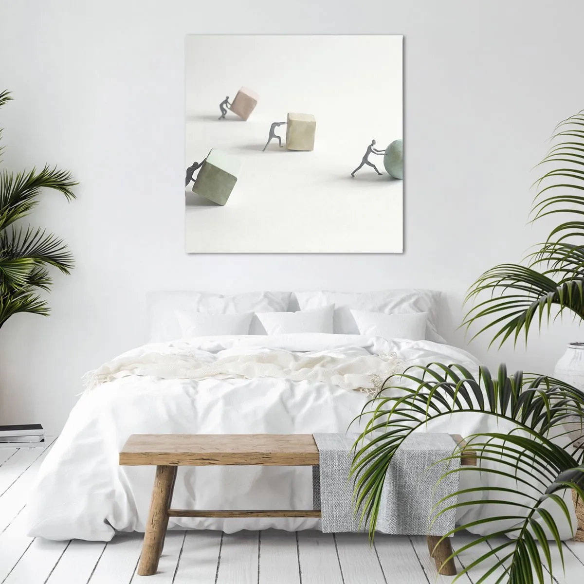 Impression sur toile - Image sur toile - Rien que la vie - 70x70 cm