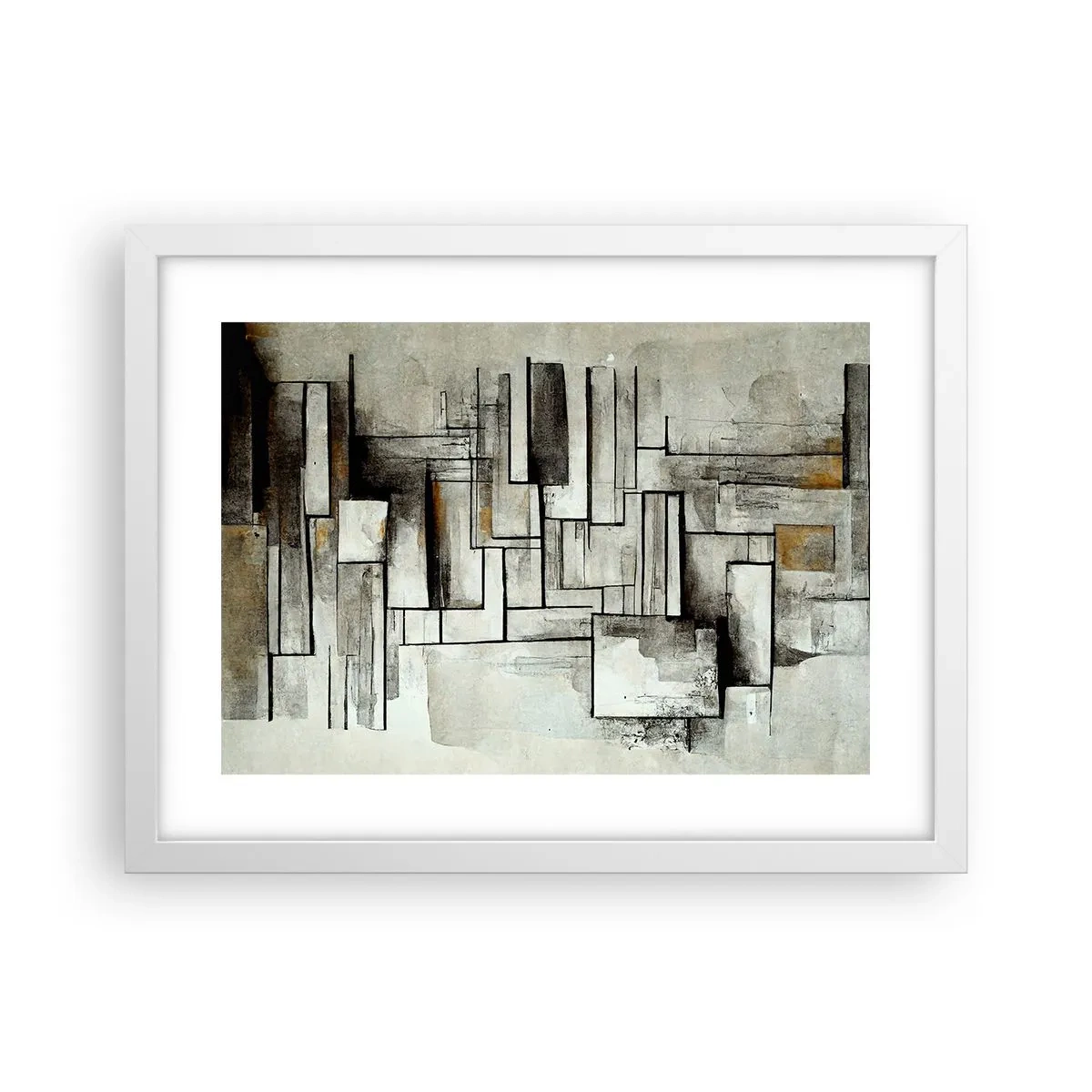 Affiche dans un cadre blanc - Poster - Le pouvoir de la simplicité - 40x30 cm