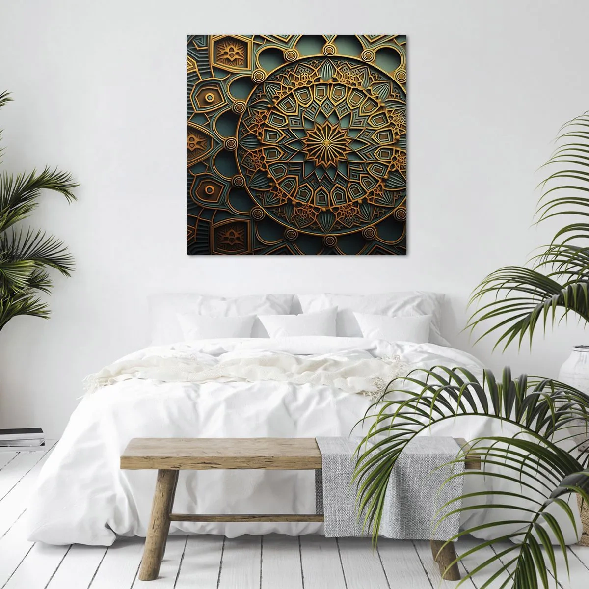 Impression sur toile - Image sur toile - Dans une ambiance arabe - 30x30 cm
