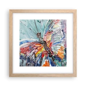 Affiche dans un chêne clair - Poster - Peint par nature - 30x30 cm