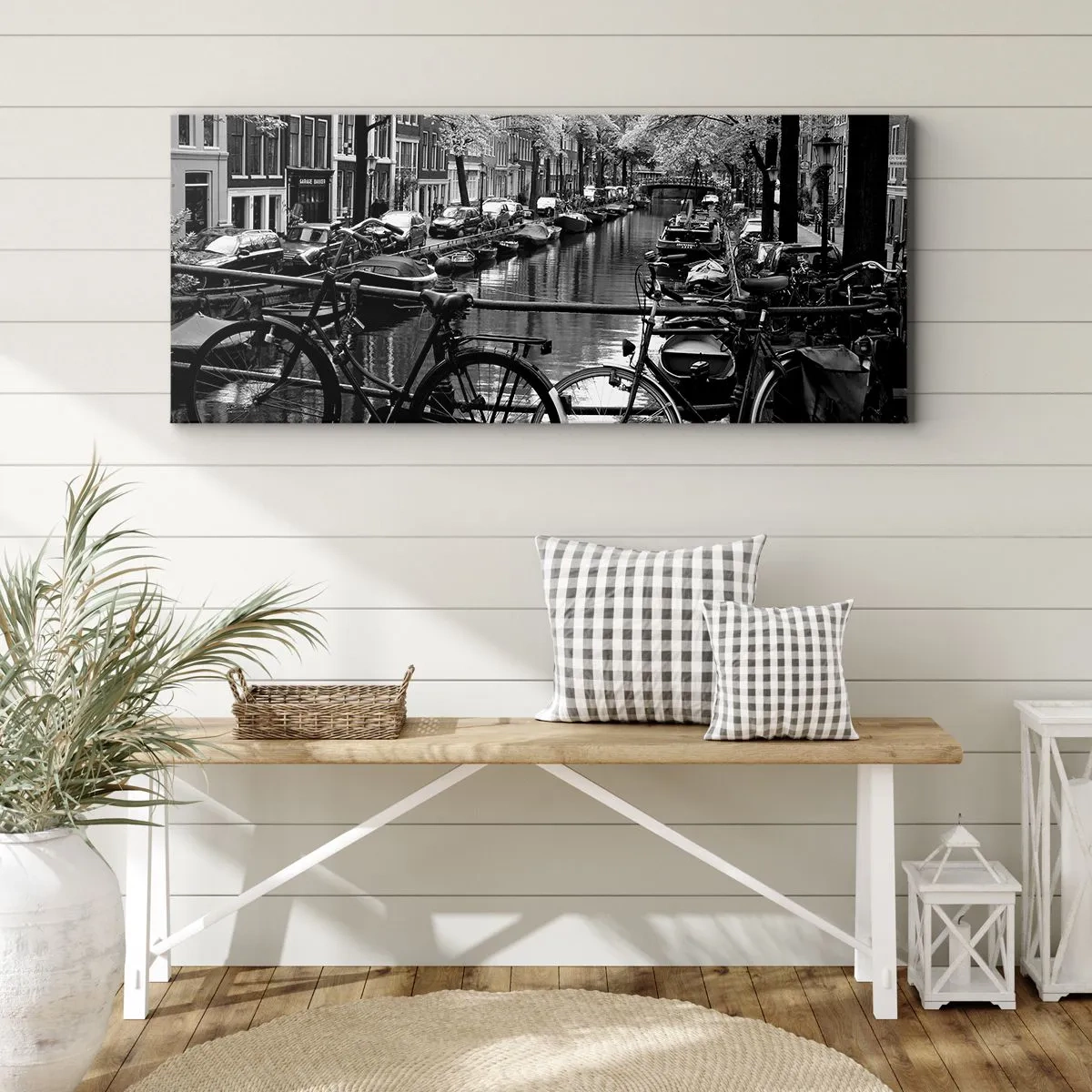 Impression sur toile - Image sur toile - Une vue très hollandaise - 100x40 cm