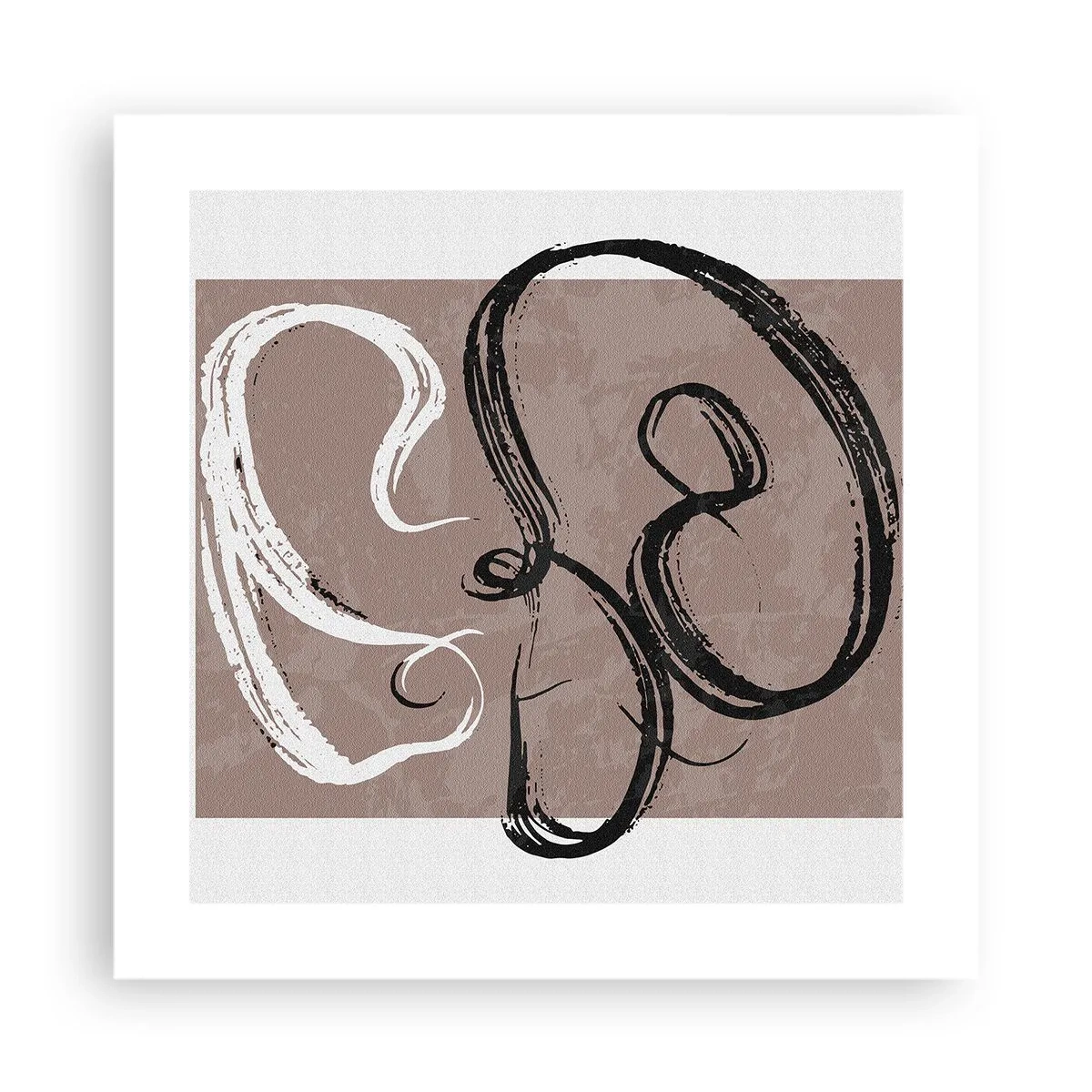 Affiche - Poster - Composition – la recherche de la plénitude - 40x40 cm