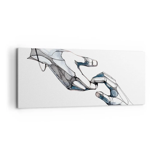 Impression sur toile - Image sur toile - Un bon geste - 100x40 cm