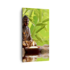 Impression sur toile - Image sur toile - La vie est belle - 55x100 cm