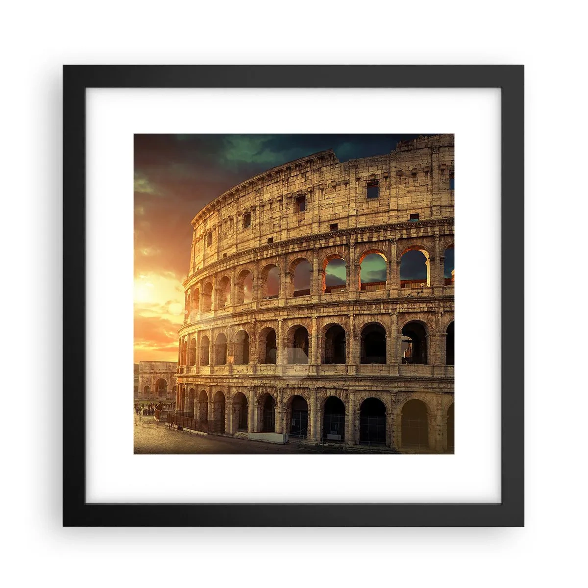Affiche dans un cadre noir - Poster - Une impression colossale - 30x30 cm
