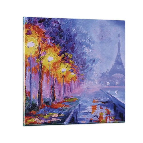 Impression sur verre - Image sur verre - Une ballade idéale - 40x40 cm