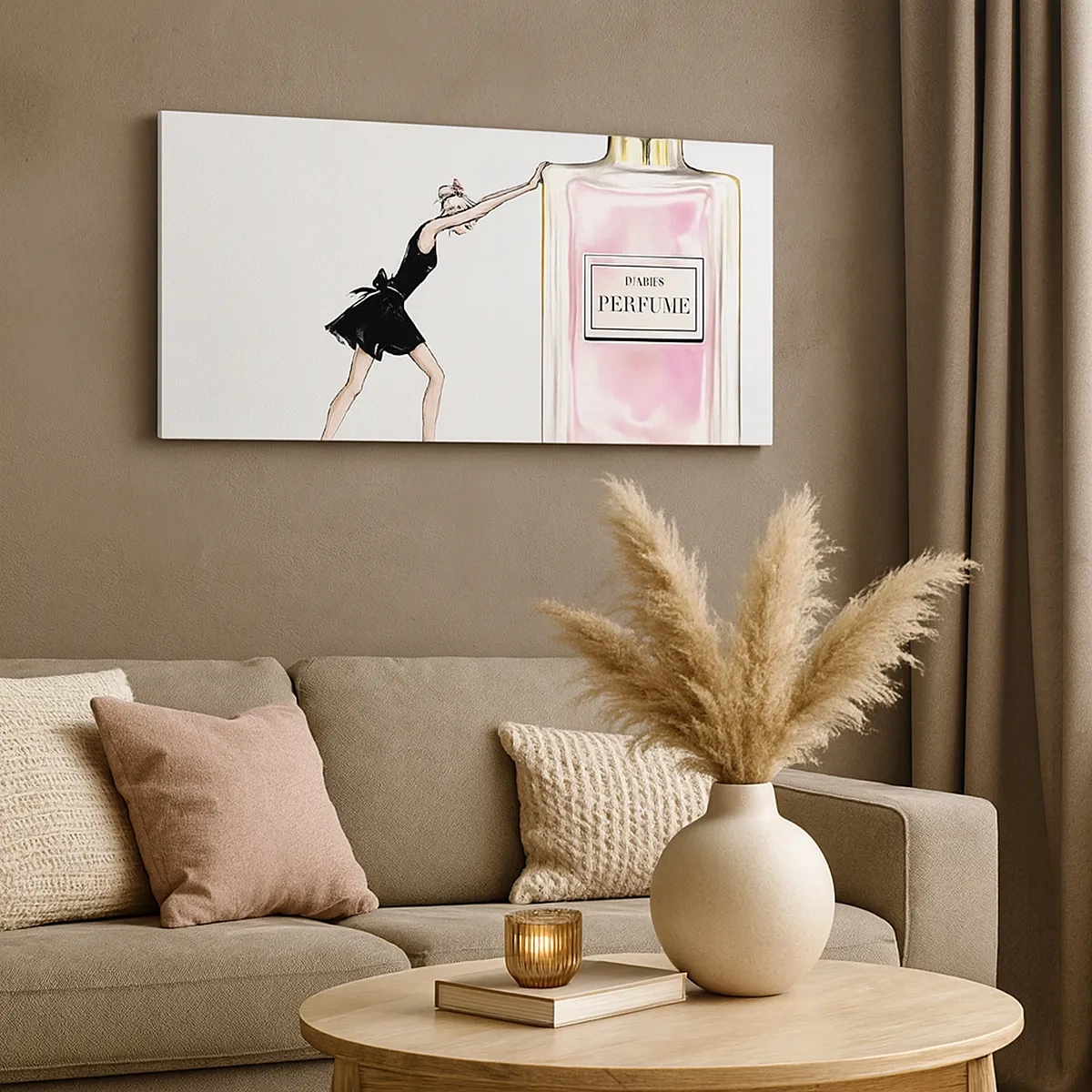 Impression sur toile - Image sur toile - L'essence des femmes - 30x30 cm