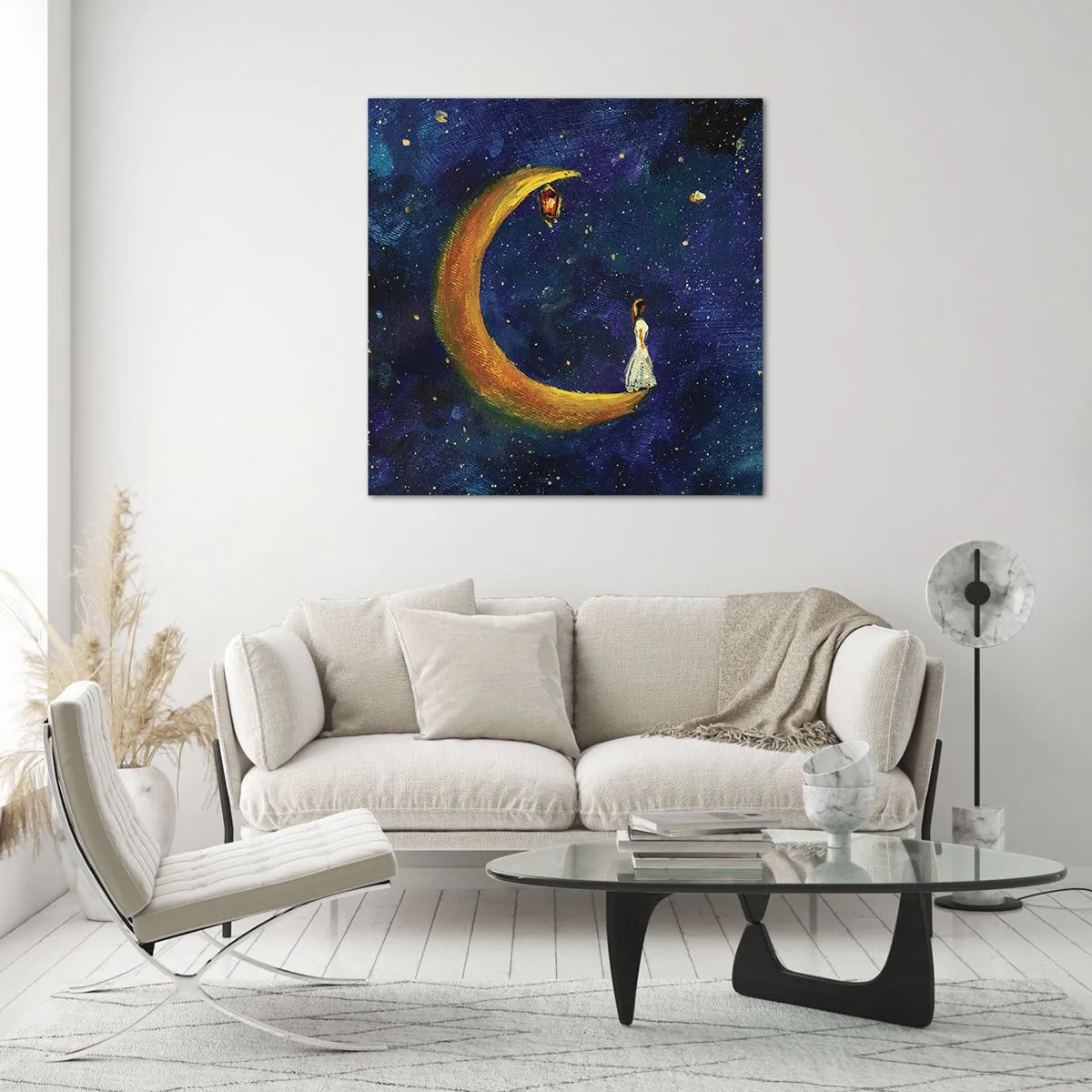 Impression sur verre - Image sur verre - Appel du monde - 30x30 cm